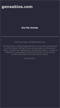 Mobile Screenshot of geneabios.com